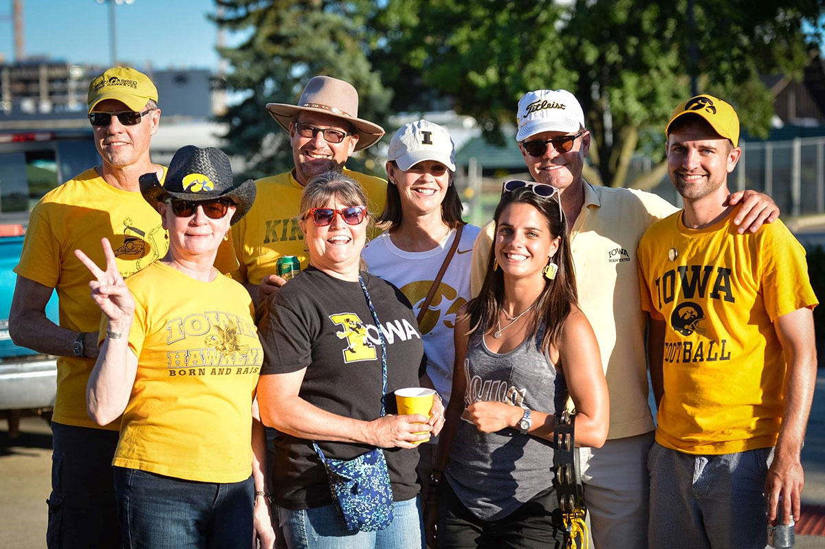 Frohwein-Parsons at and Iowa Tailgate